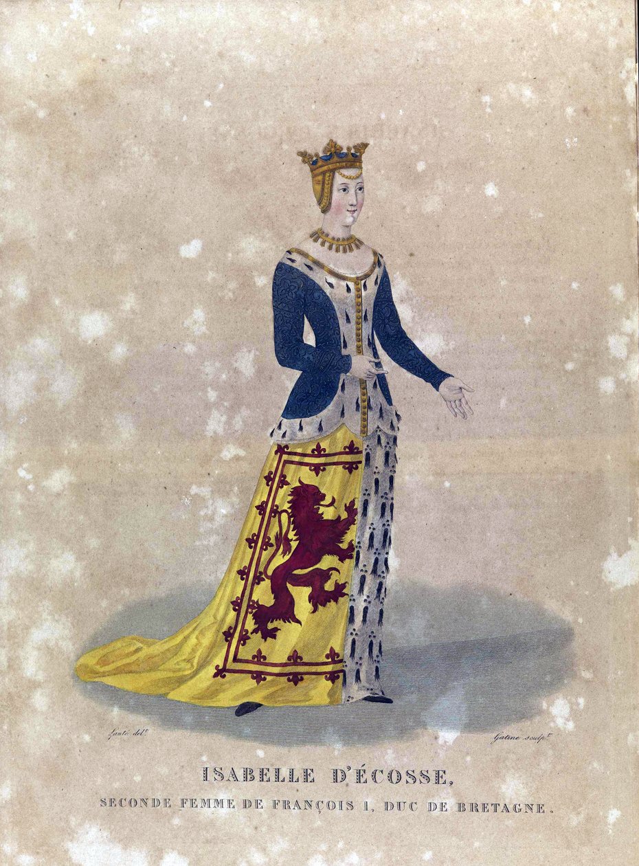Isabelle Stuart (Isabeau van Schotland) door Georges Jacques Gatine