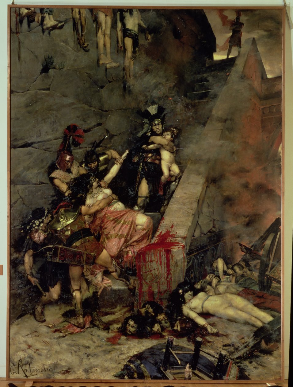 Andromache door Georges Marie Rochegrosse