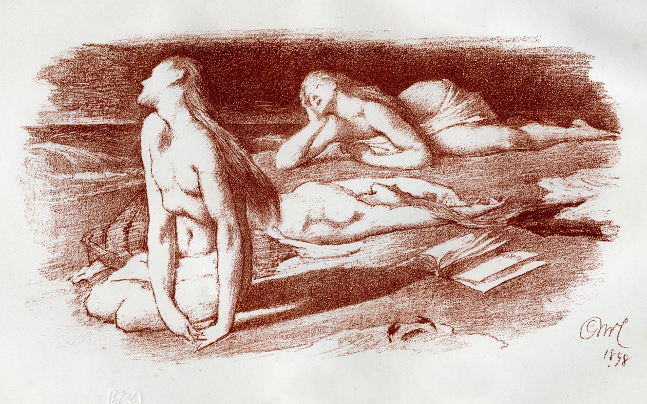 De dromers, 1898 door Georges McCulloch