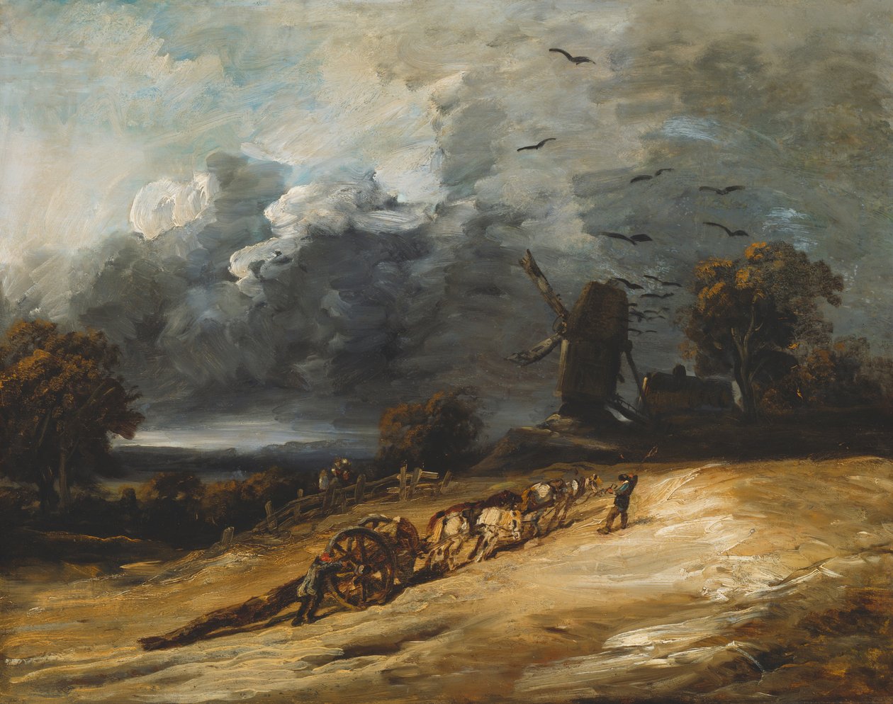 De storm door Georges Michel