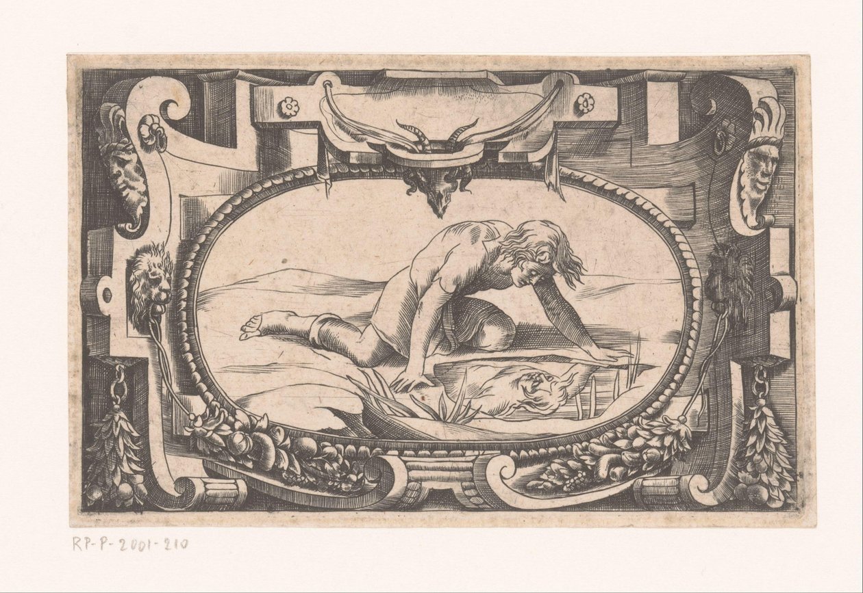 Narcissus (Cartouches) door Georges Reverdy