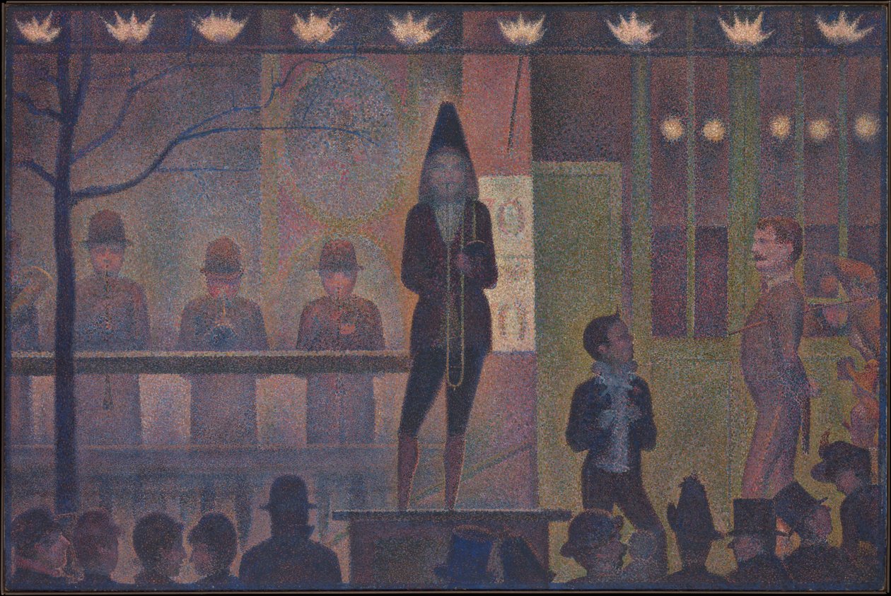 Circusparade door Georges Seurat