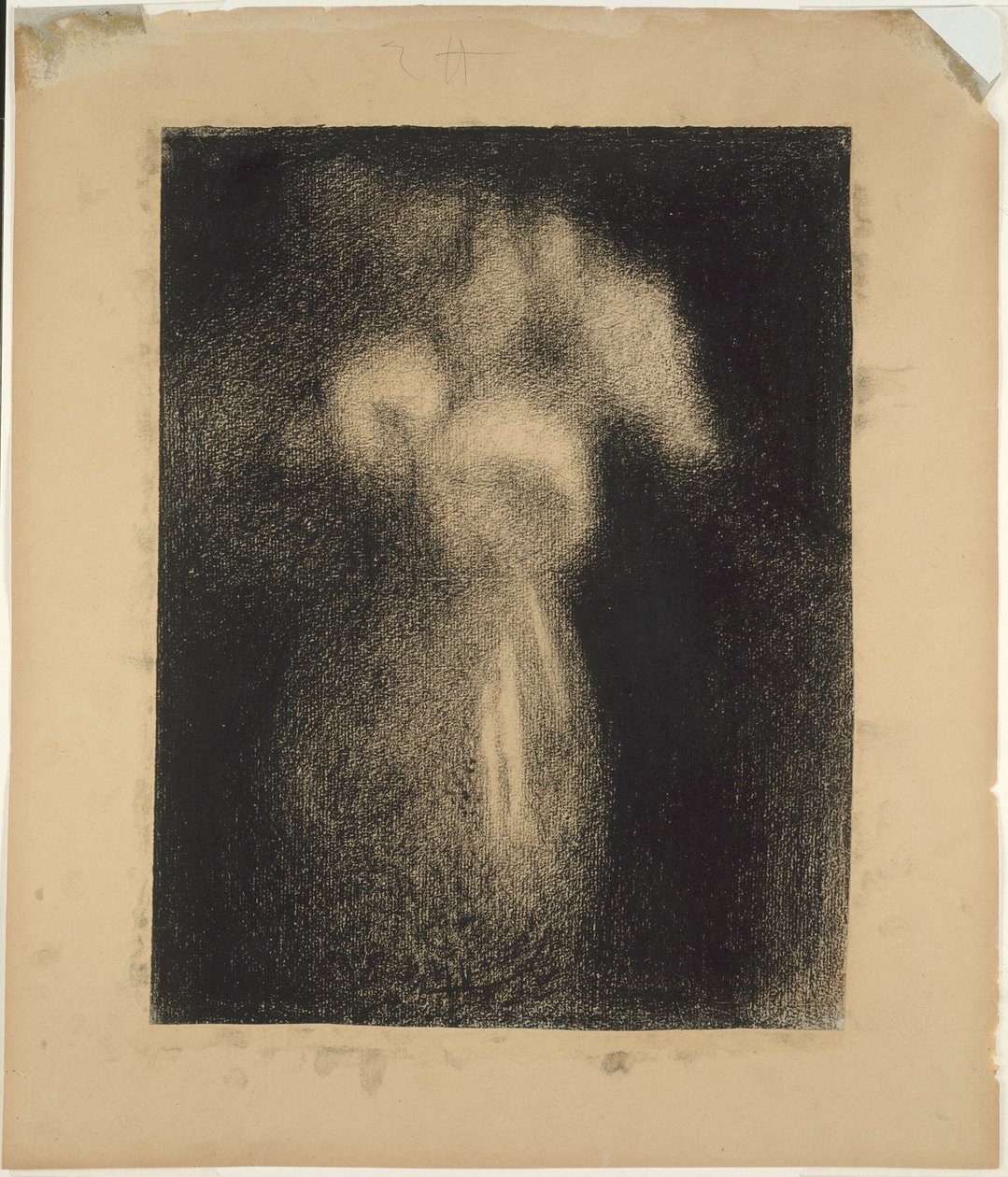Rozen in een vaas door Georges Seurat