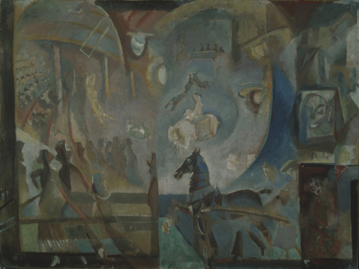 Circus door Georgy Bogdanovich Yakulov