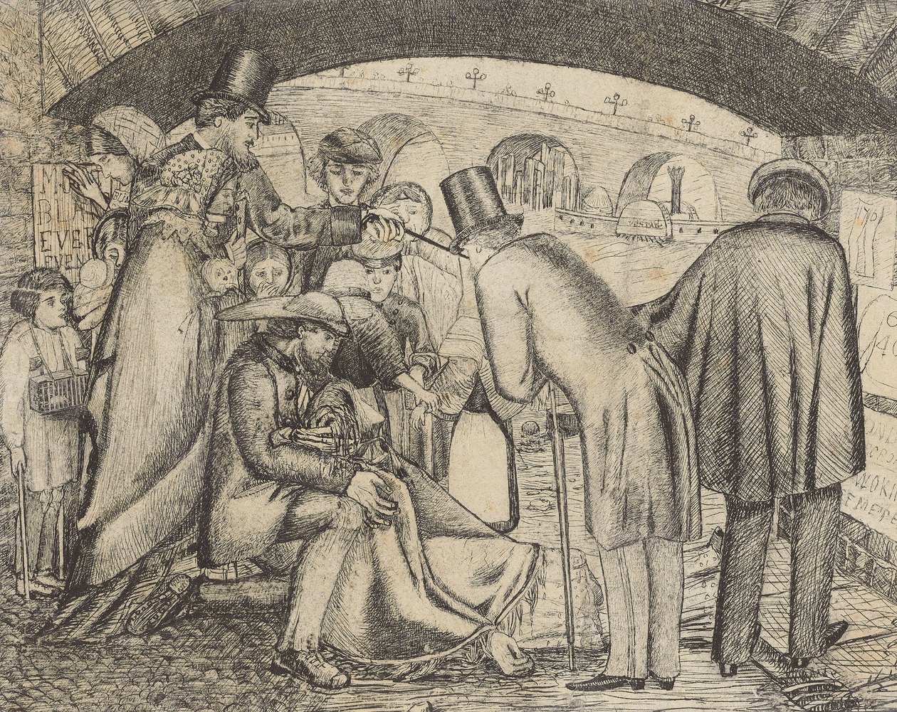 Verdronken gevonden door Georgiana Burne Jones