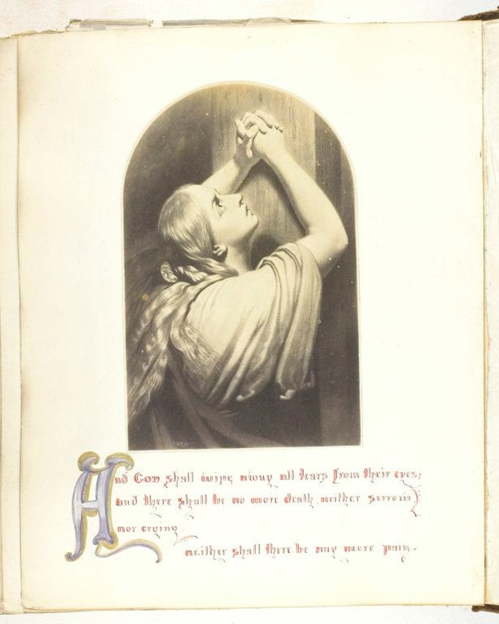 Zonder Titel [illustratie met Bijbelse citaat], 1855-1868 door Georgina Cowper