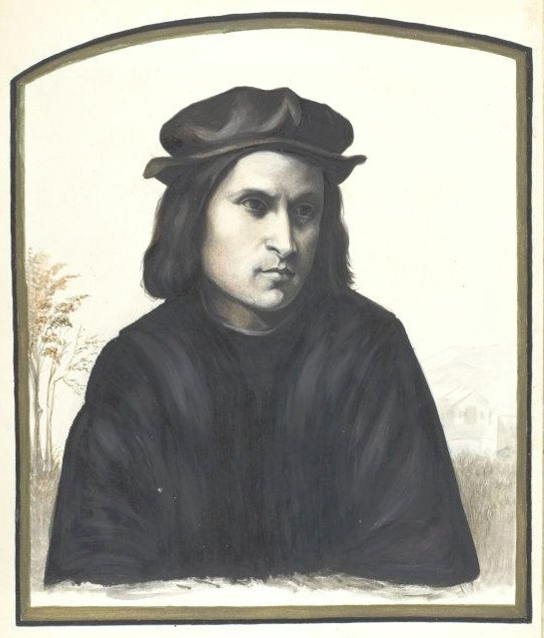 Zonder Titel [man in Renaissance kleding], 1855-68 door Georgina Cowper