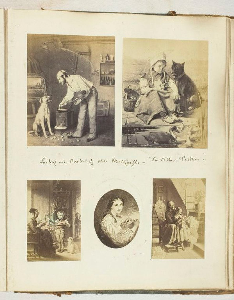 Zonder titel [pagina met illustraties], 1855-68 door Georgina Cowper