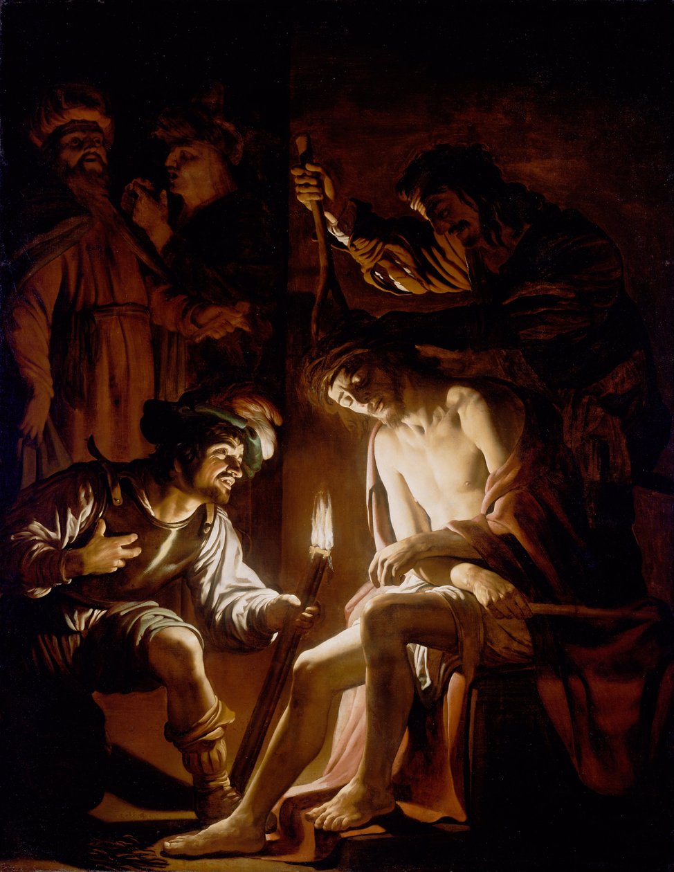 Christus met Doornenkroon door Gerrit van Honthorst