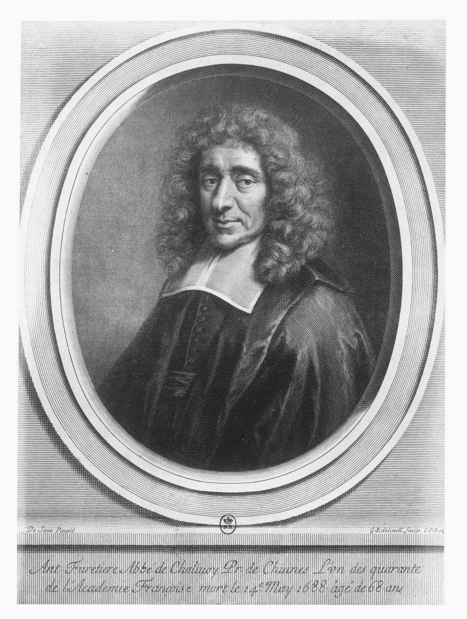 Antoine Furetière door Gérard Edelinck