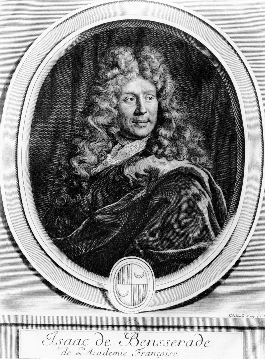 Isaac de Bensserade door Gérard Edelinck