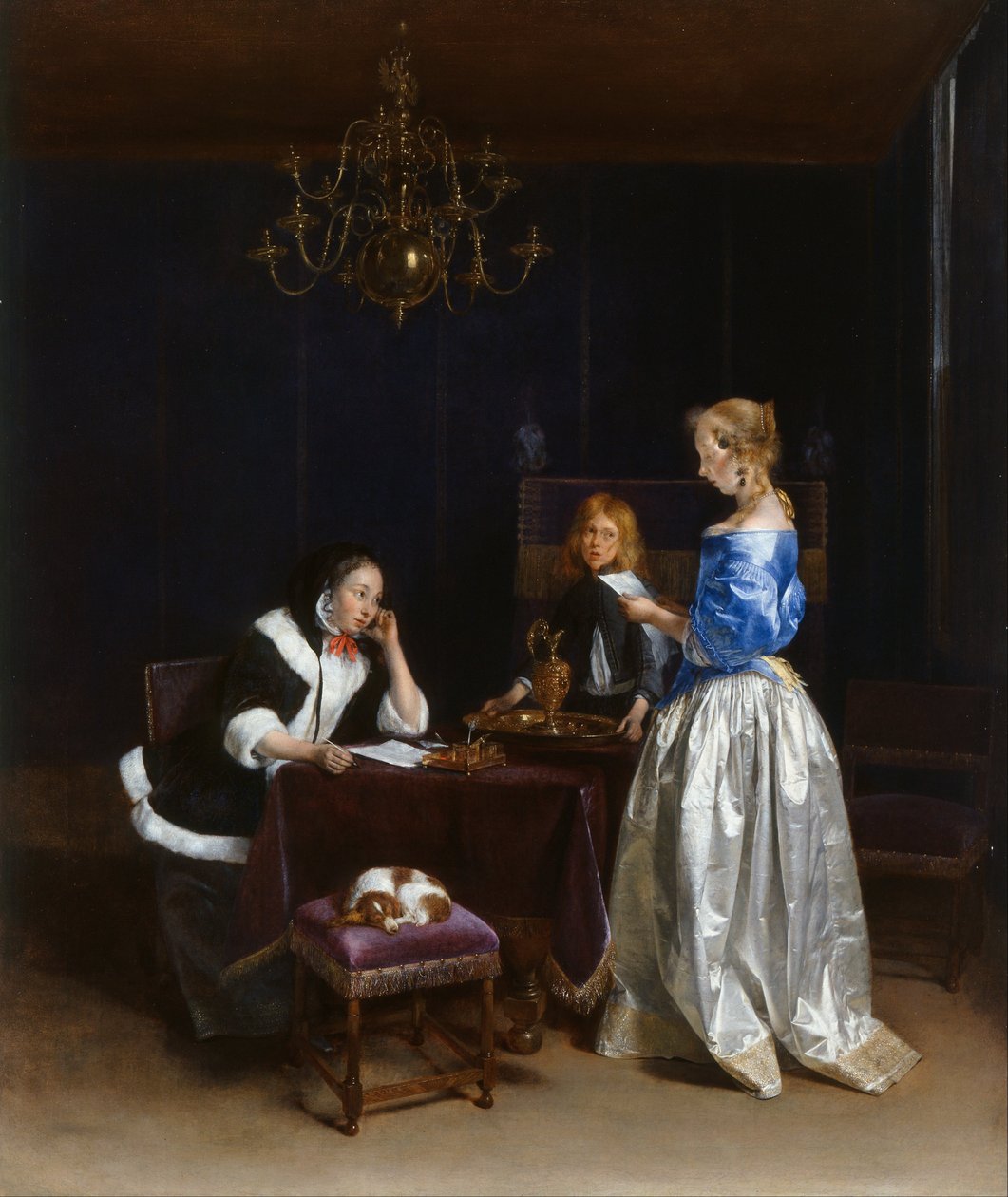 De Brief door Gerard ter Borch