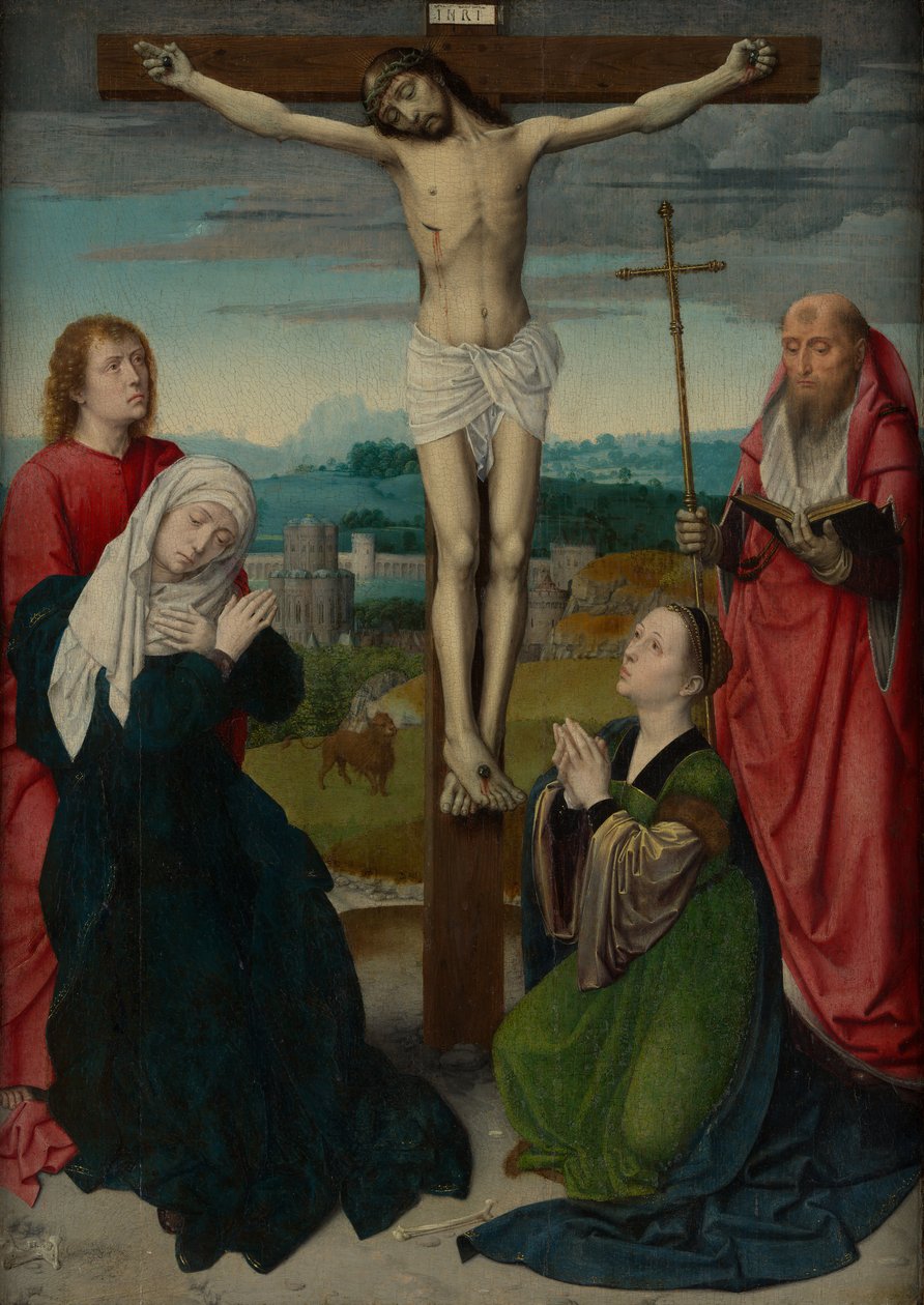 De kruisiging, ca. 1495 door Gerard David