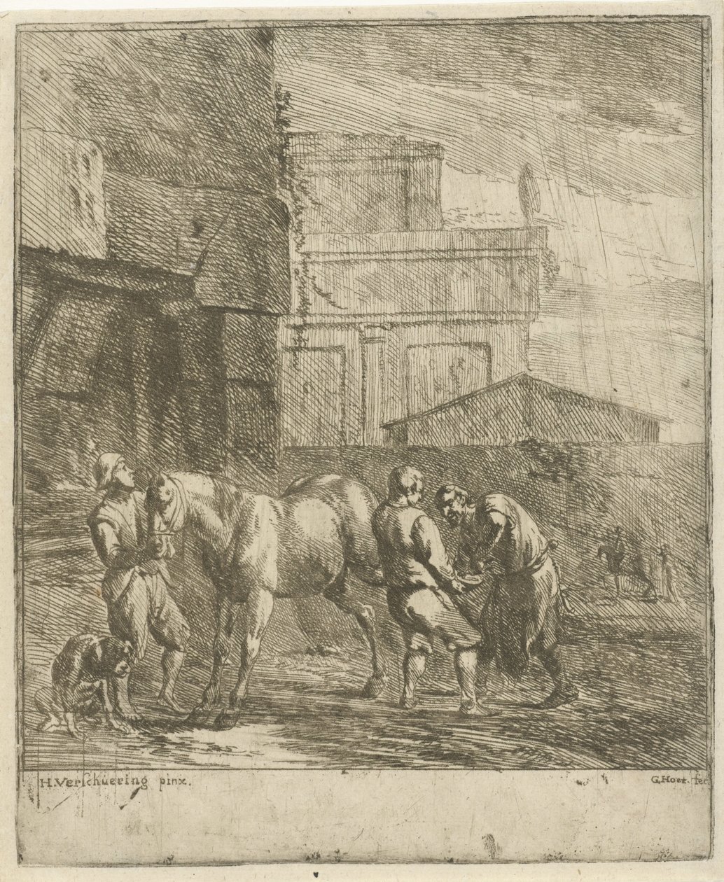 Hoefsmid door Gerard Hoet (I)