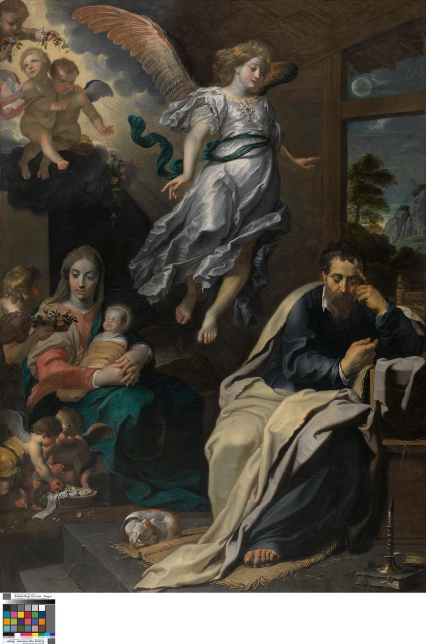 De droom van Sint Jozef door Gerard Seghers