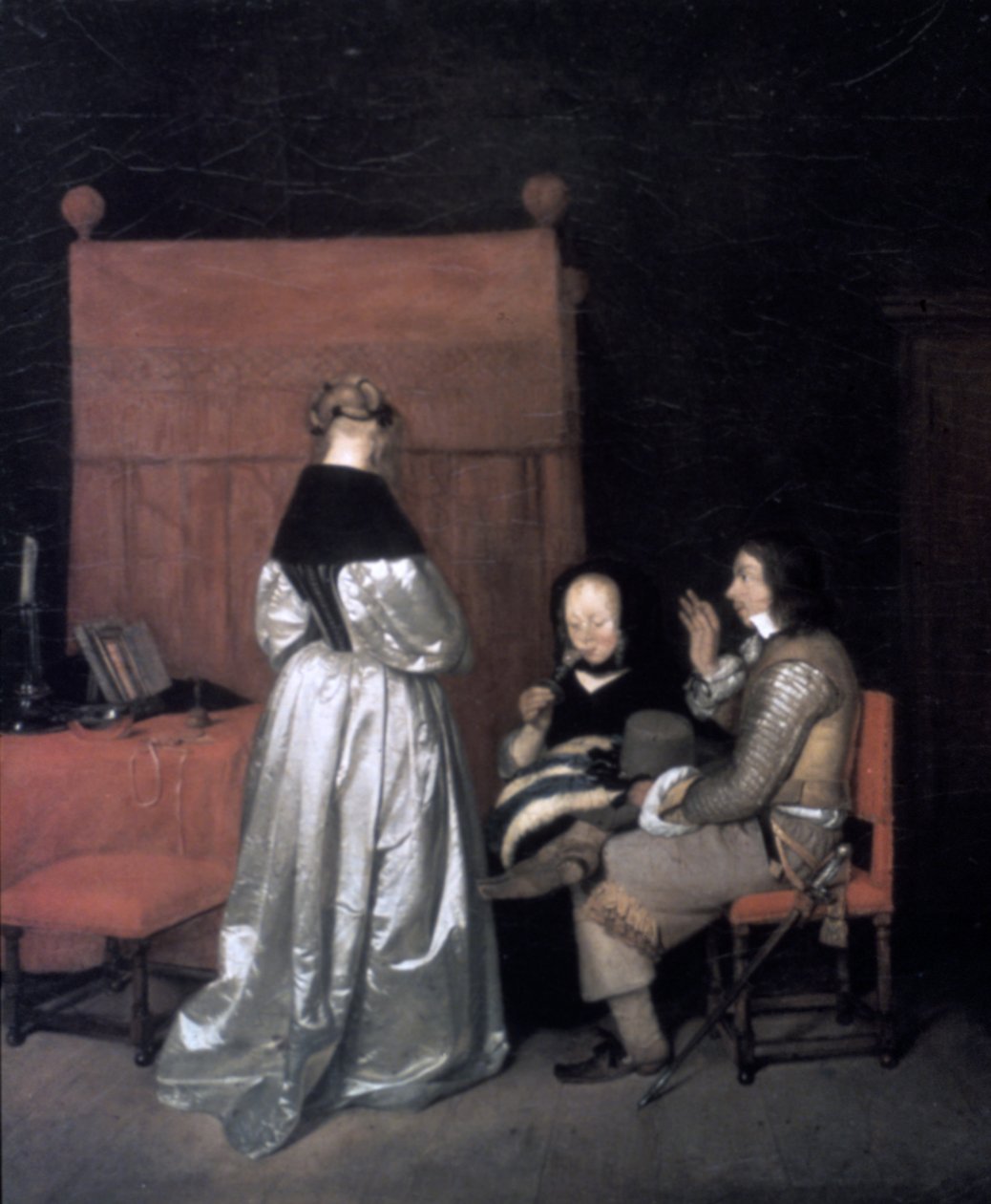 Vaderlijke vermaning, 1654-1655 door Gerard Terborch II