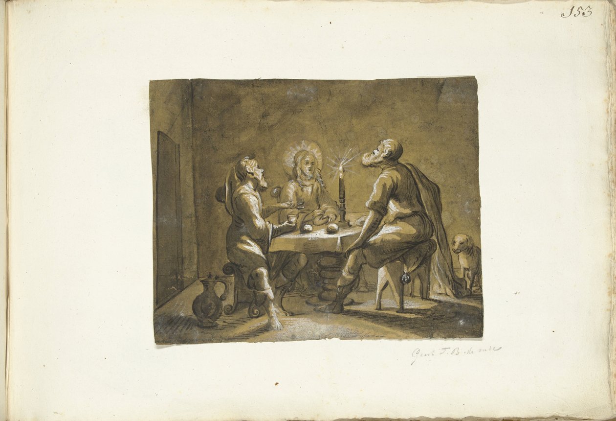 Maaltijd in Emmaüs door Gerard ter Borch (I)