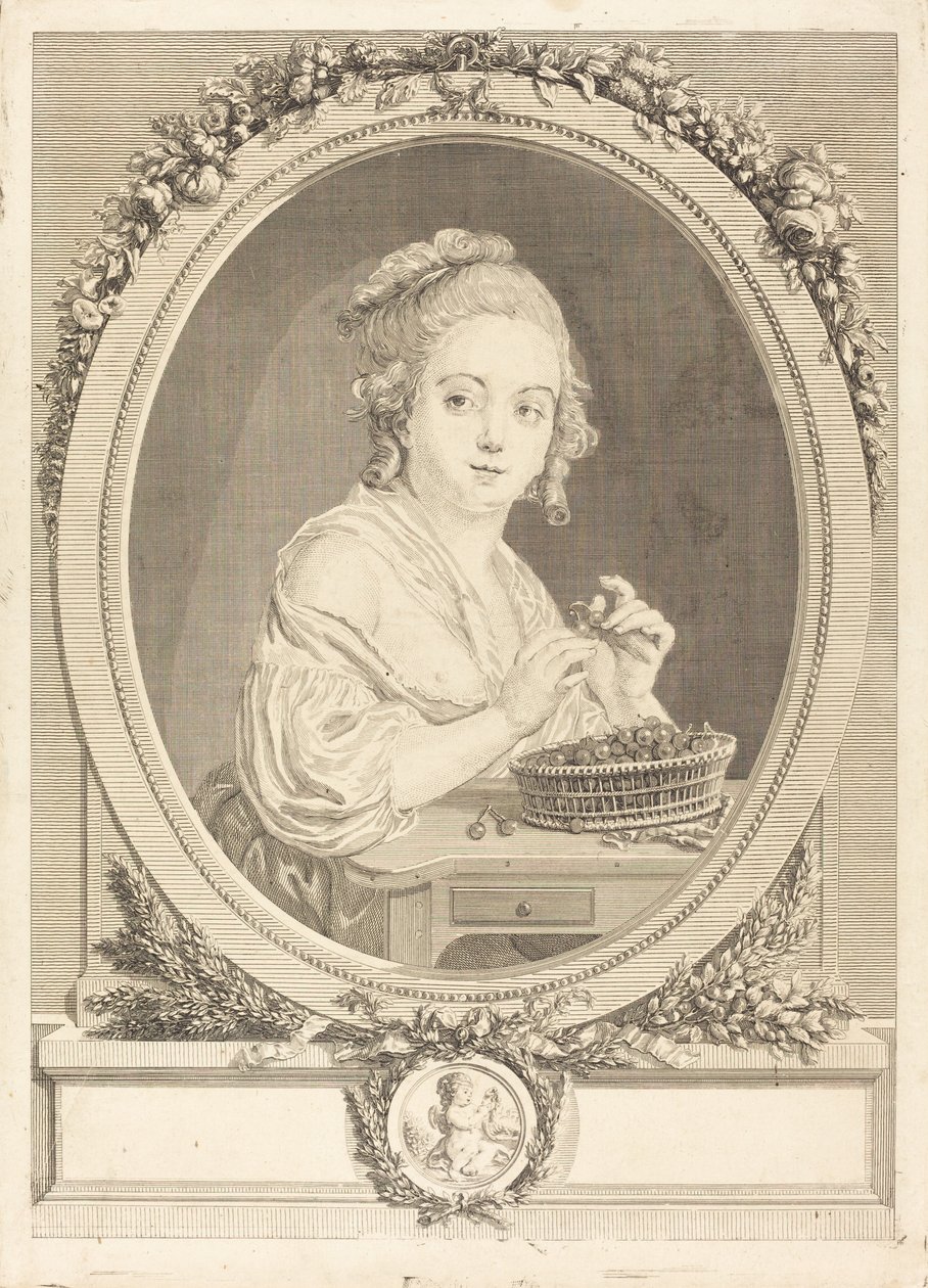 De Kersen door Geraud Vidal after P. Davesne