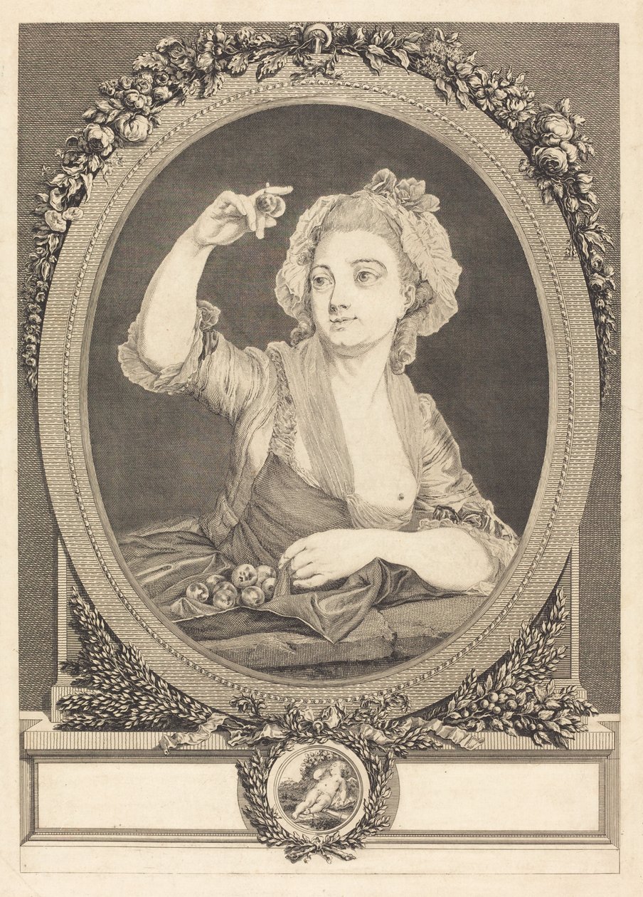 De pruimen door Geraud Vidal after P. Davesne