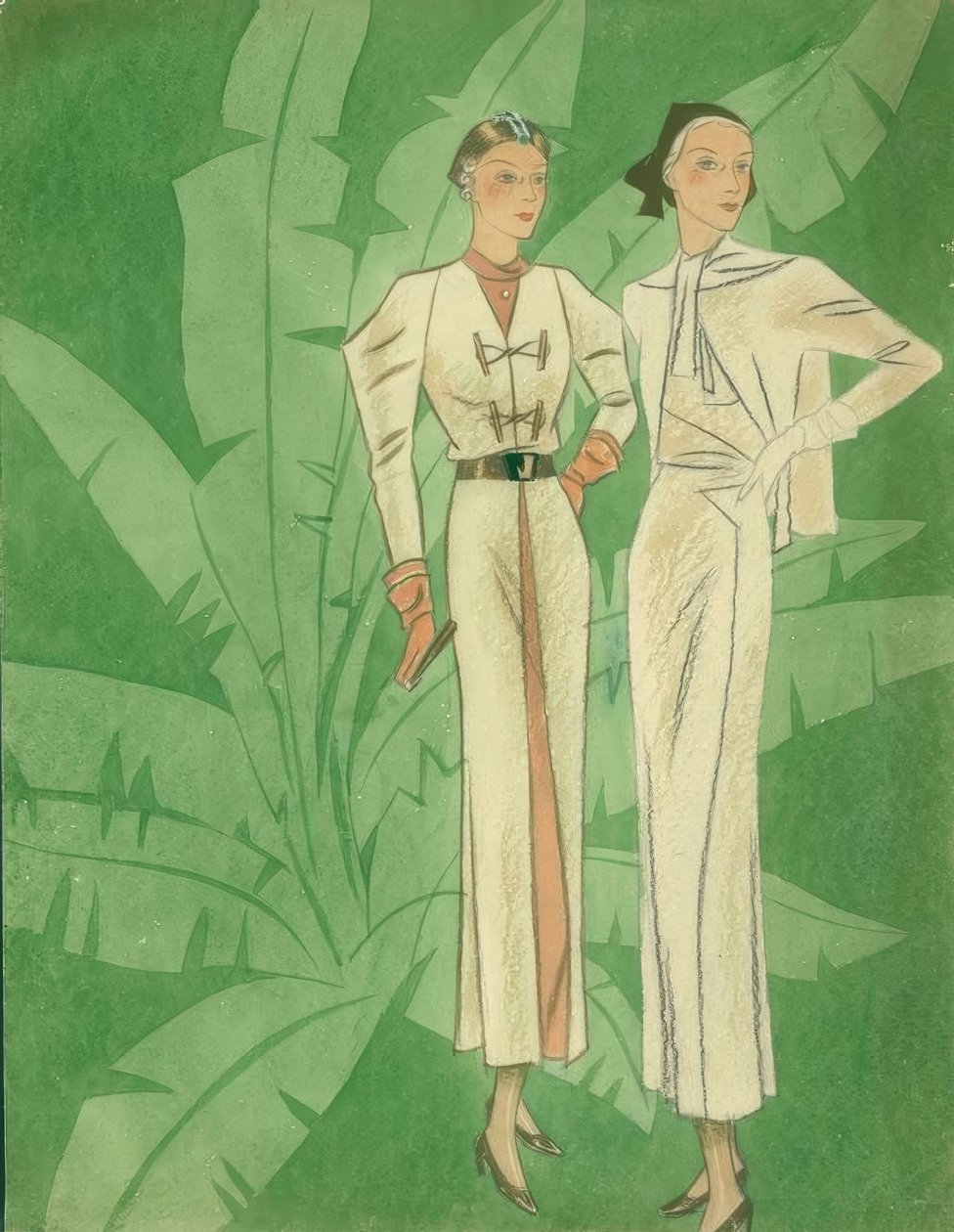 Damesmode 1934 / Jurken / Gerd Hartung door Gerd Hartung