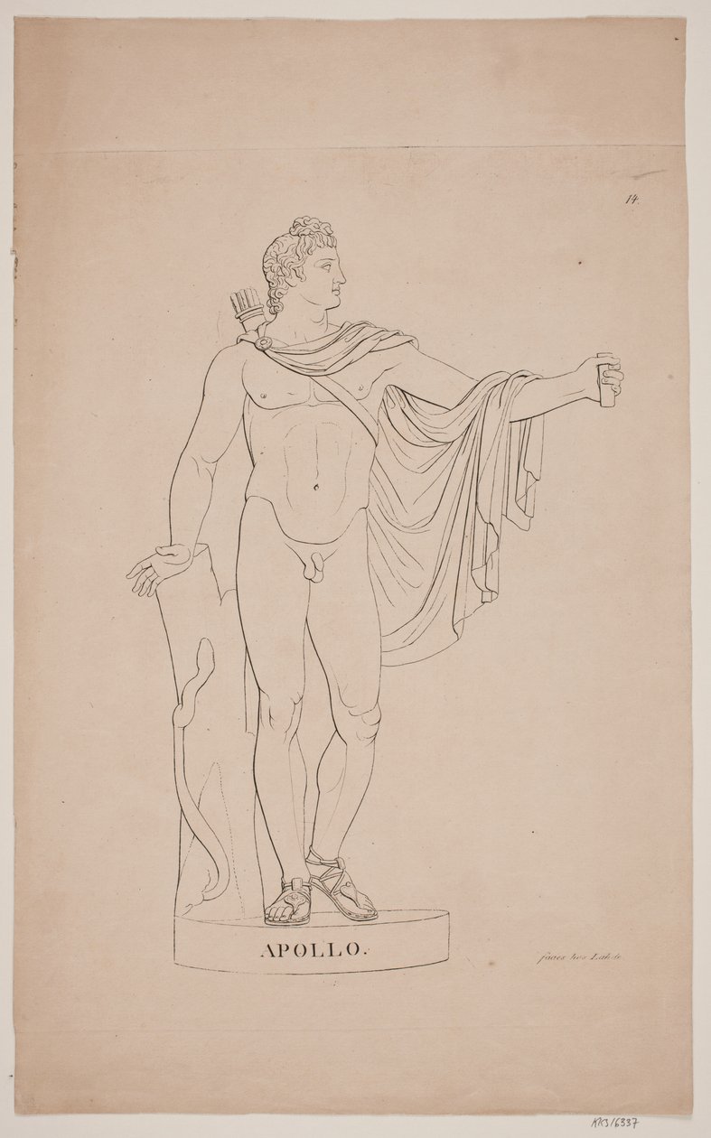 Apollo door Gerhard Ludvig Lahde