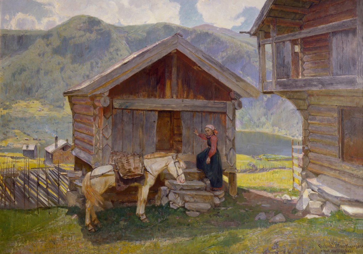 Hol-Hallingdal door Gerhard Peter Frantz Vilhelm Munthe