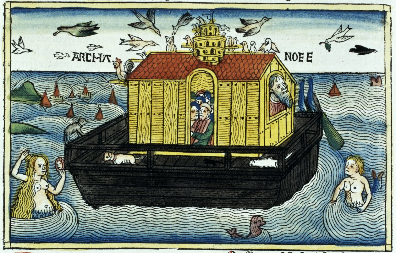 Genesis 6:11-24 Noachs Ark, uit de Neurenbergse Bijbel door German School
