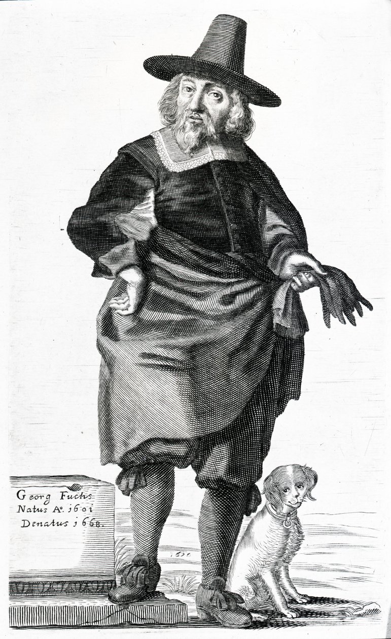 Georg Fuchs, 1650 door German School