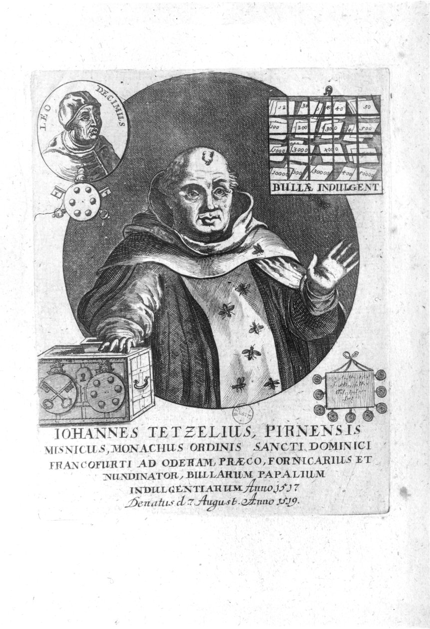 Johann Tetzel (1465-1519) door German School