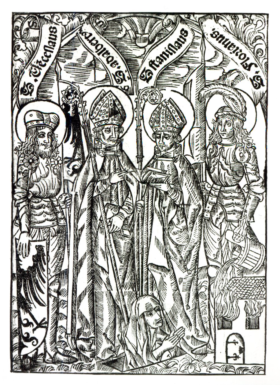 St. Wenceslaus, St. Adalbert, St. Stanislaus en St. Florian door German School