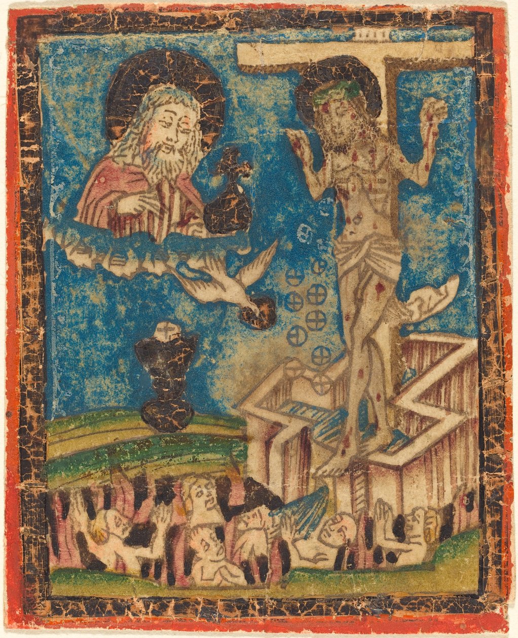 Allegorie van de Eucharistie door German 15th Century