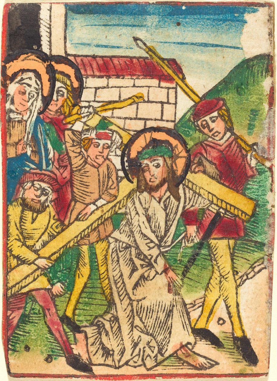 Christus Draagt het Kruis door German 15th Century