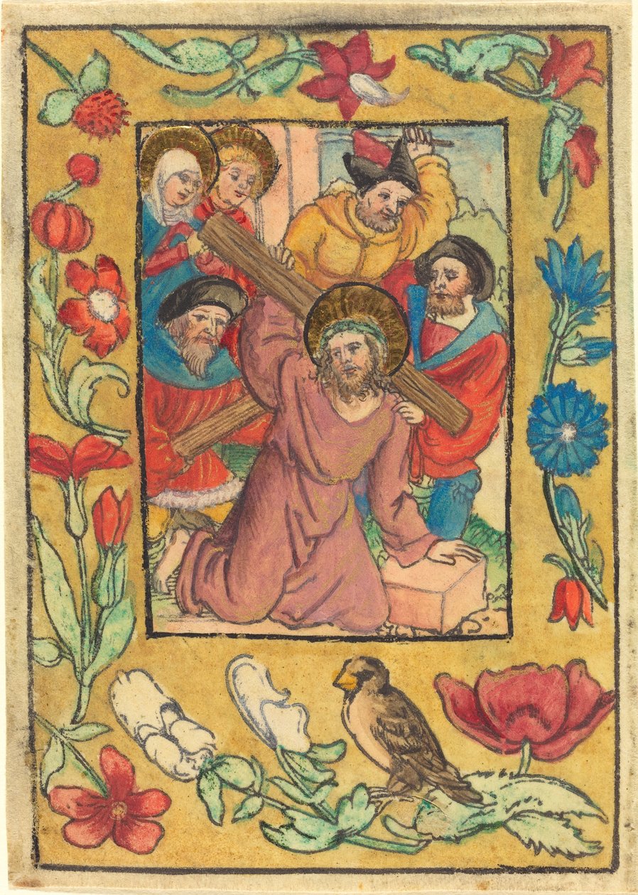 Christus Draagt het Kruis door German 15th Century
