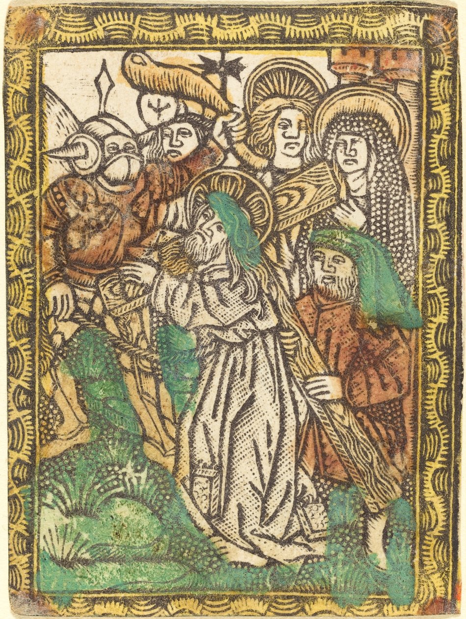 Christus Draagt het Kruis door German 15th Century