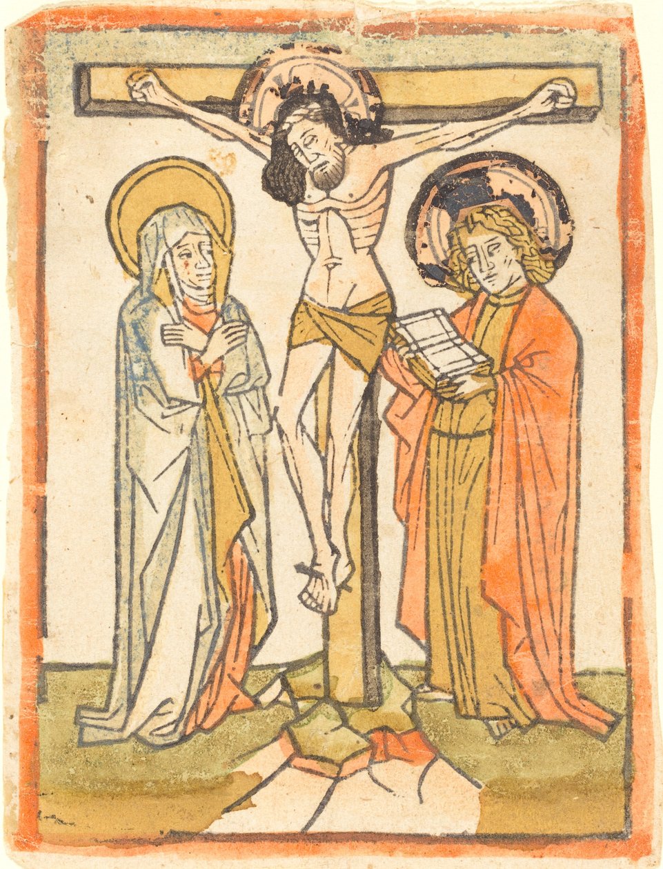 Christus aan het Kruis door German 15th Century