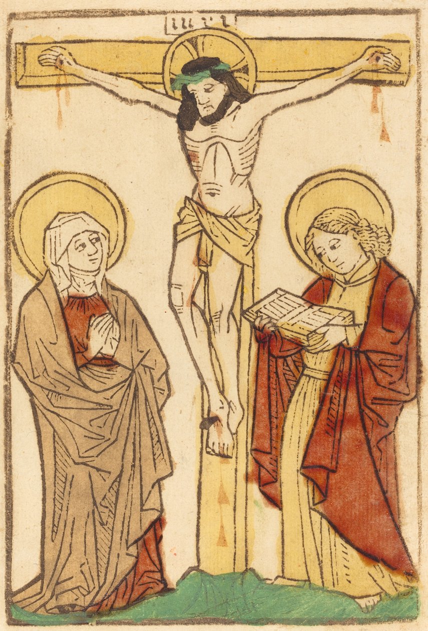 Christus aan het Kruis door German 15th Century