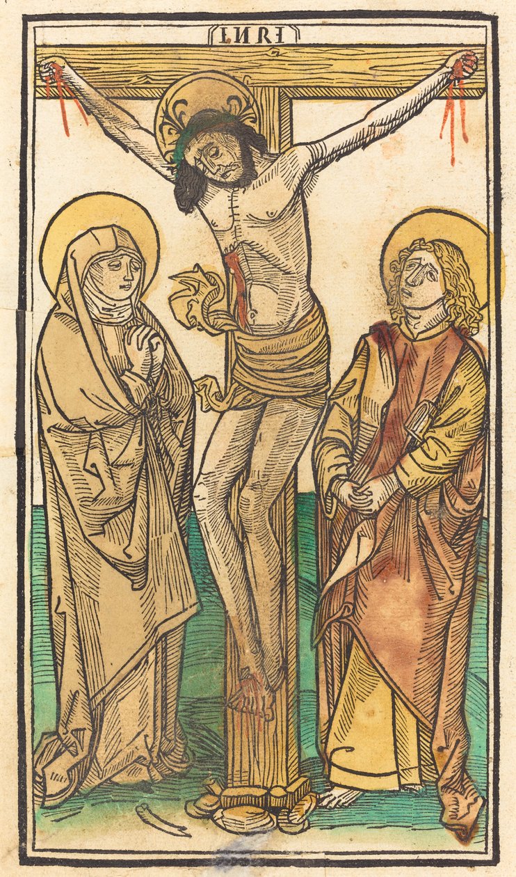 Christus aan het Kruis door German 15th Century