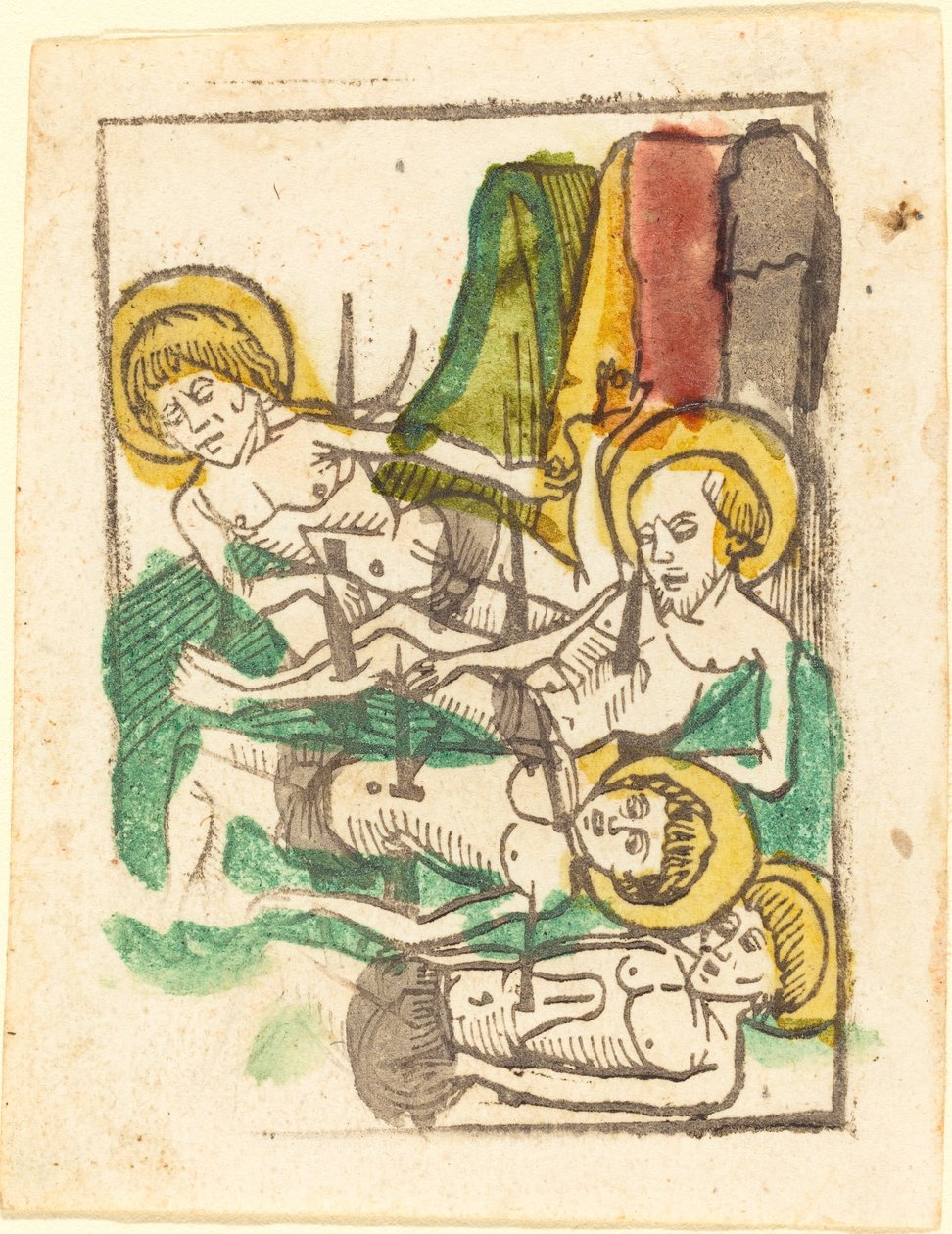 Vier Martelaren - Sint Acacius door German 15th Century