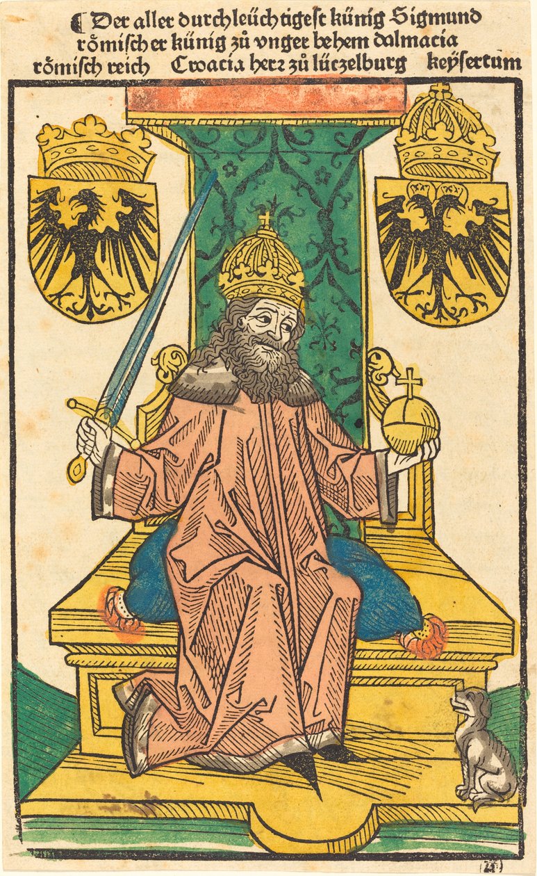 Keizer Sigmund door German 15th Century