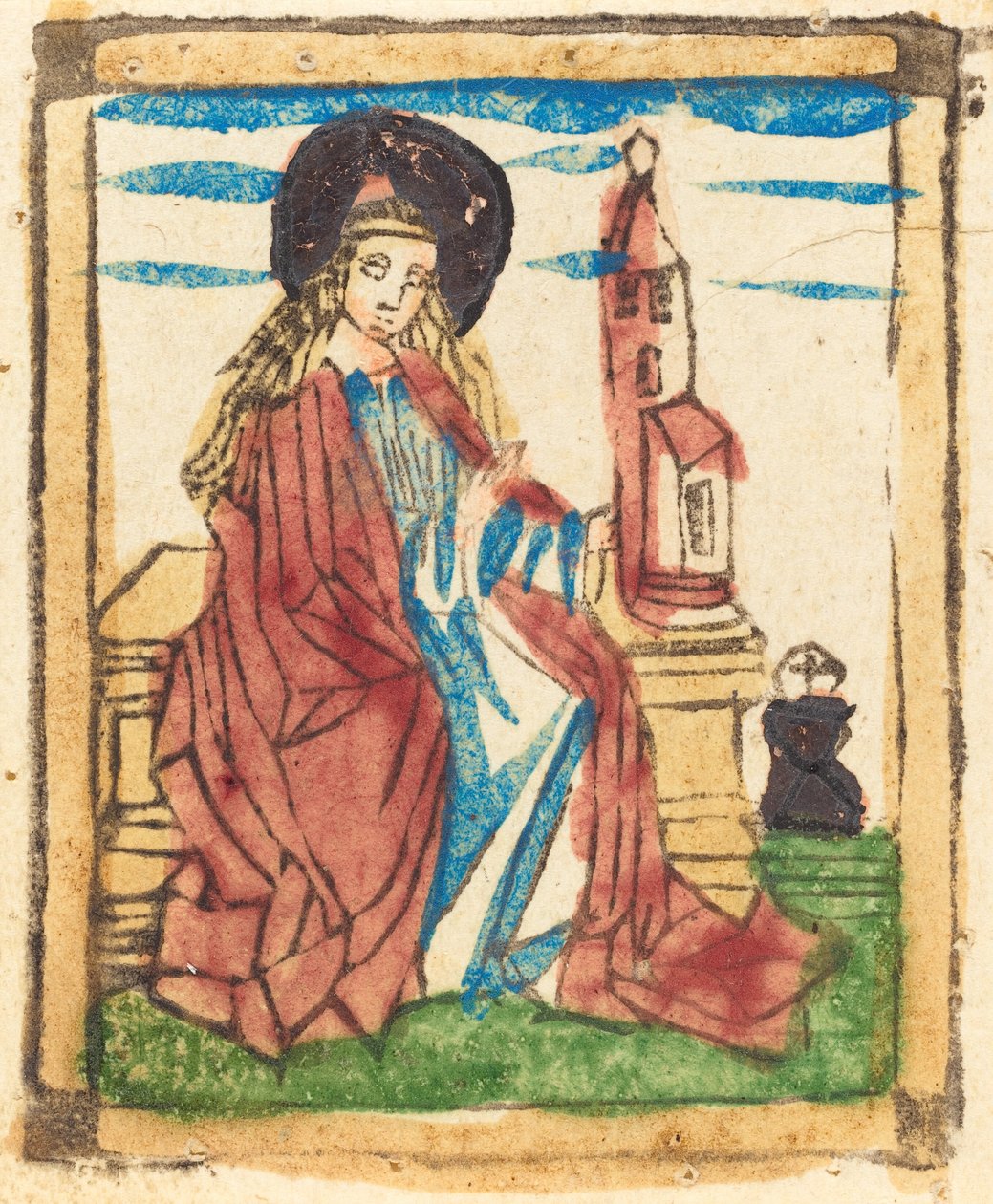 Sint Barbara door German 15th Century