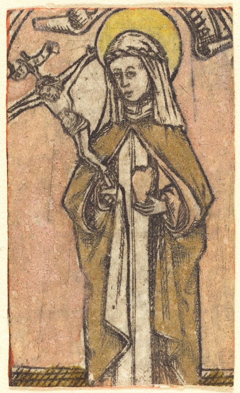 Sint Brigitta? door German 15th Century