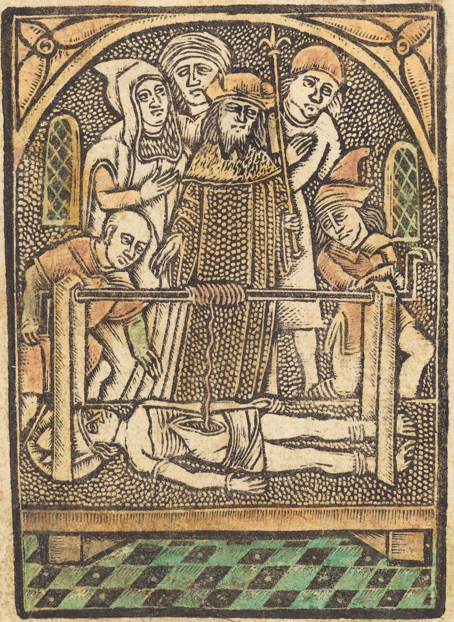 Heilige Erasmus door German 15th Century