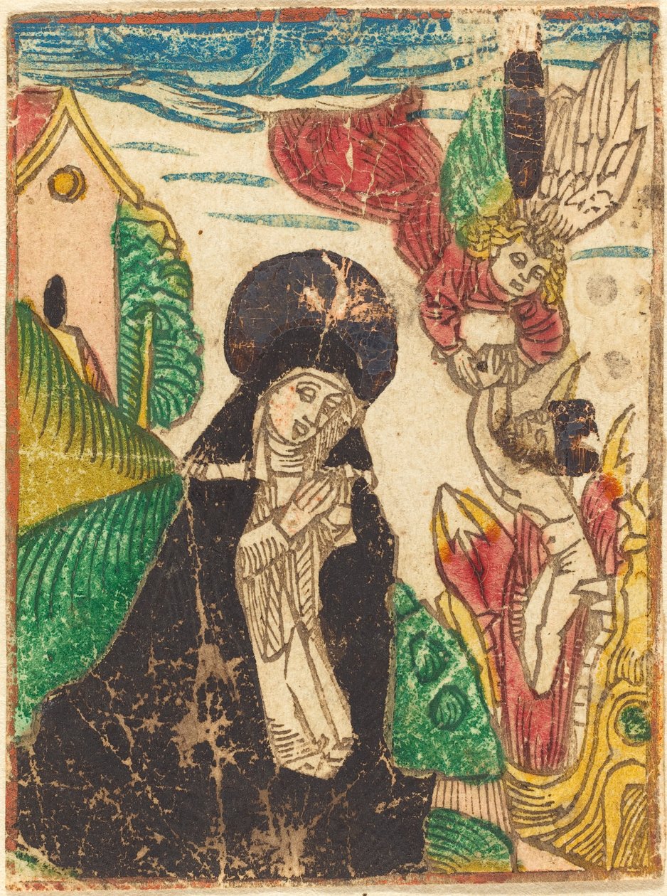 Sint Ottilia door German 15th Century
