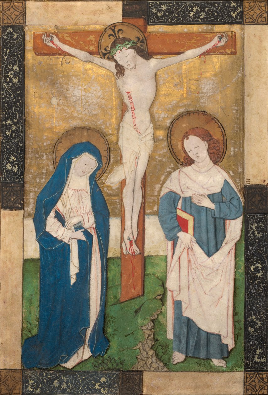De Kruisiging door German 15th Century