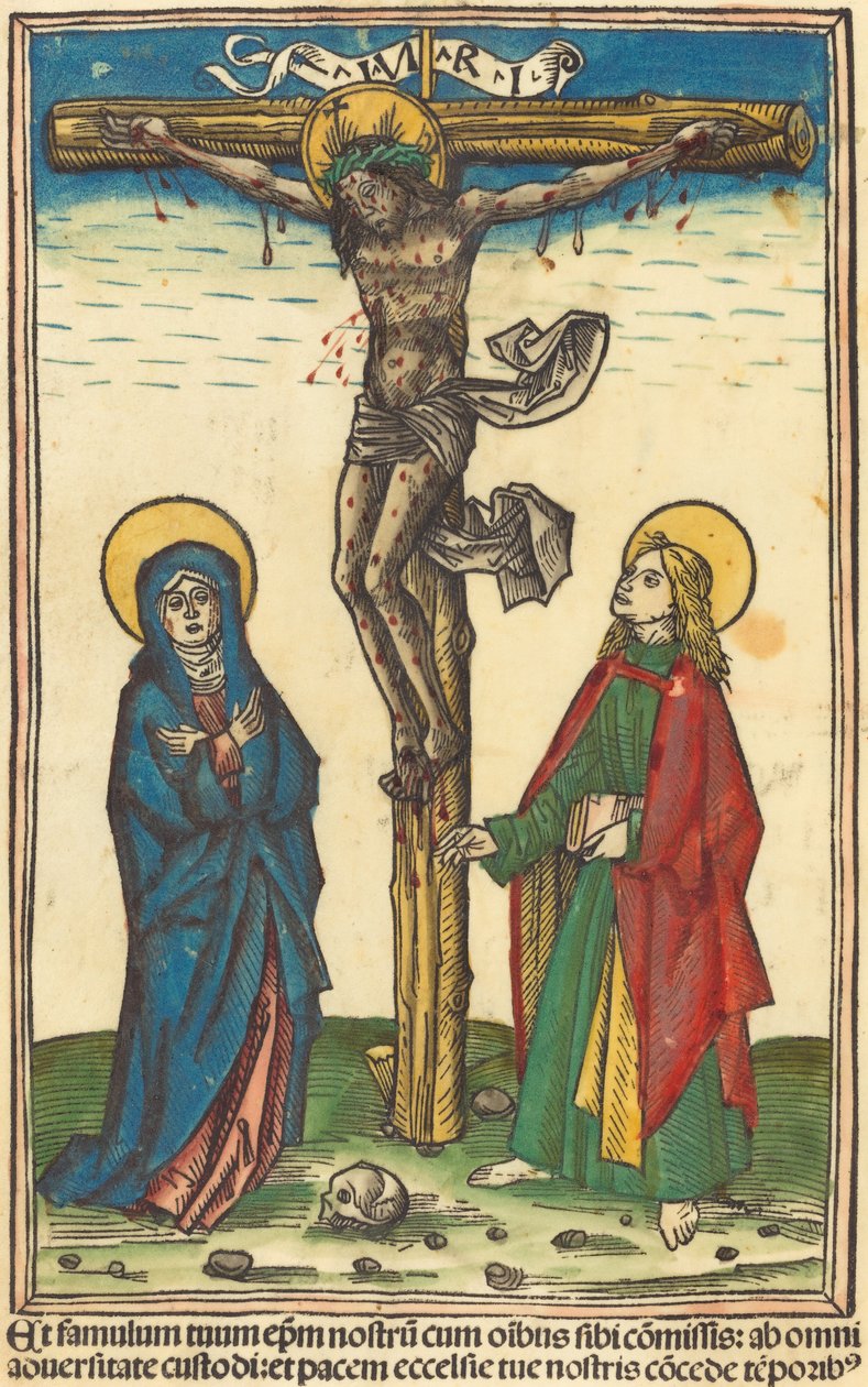 De Kruisiging door German 15th Century