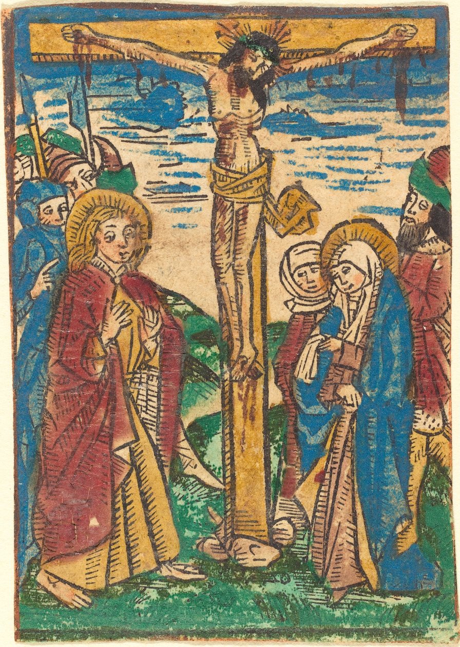 De Kruisiging door German 15th Century