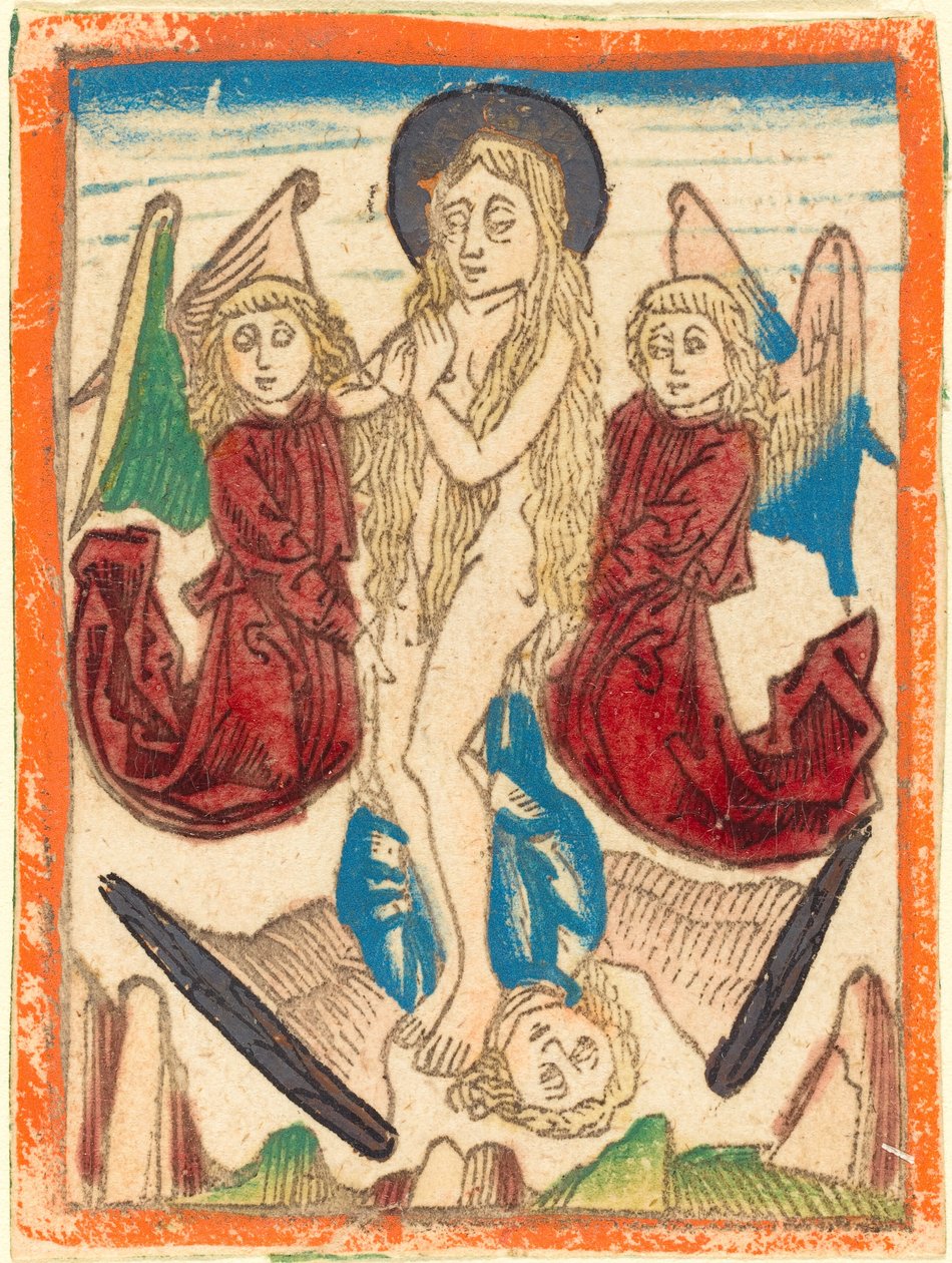De extase van Maria Magdalena door German 15th Century