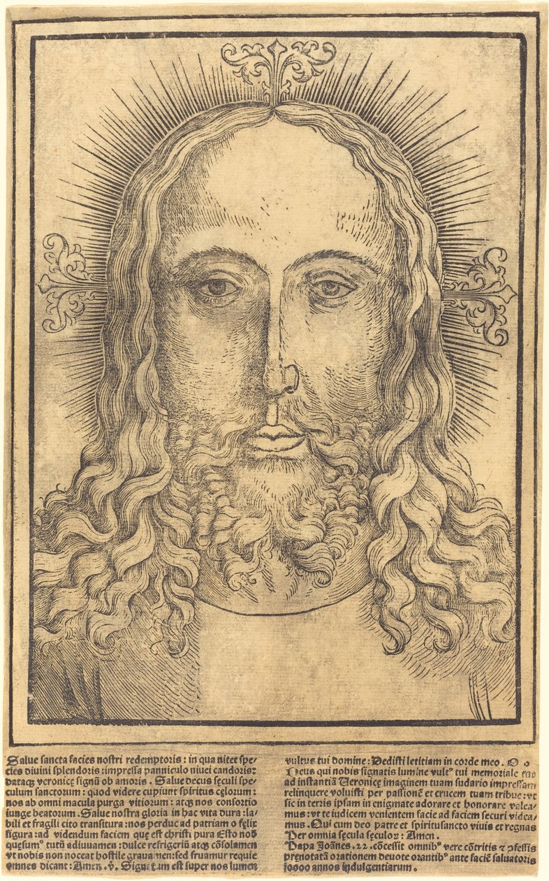 Het Hoofd van Christus door German 15th Century