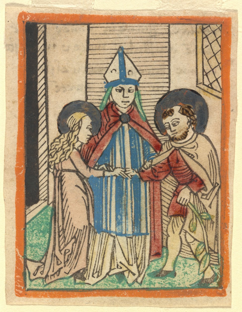 Het Huwelijk van de Maagd door German 15th Century