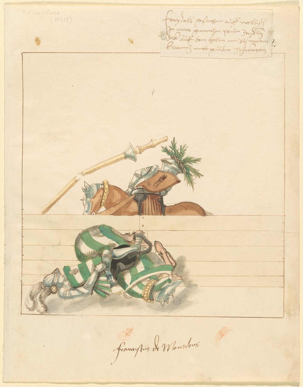 Italiaanse vreedzame steekspel door German 16th Century